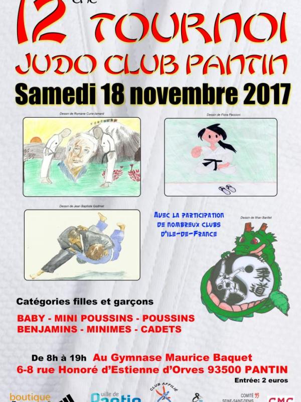 12 eme TOURNOI JUDO CLUB PANTIN