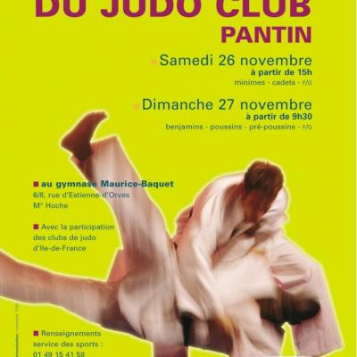 1er TOURNOI JUDO CLUB PANTIN