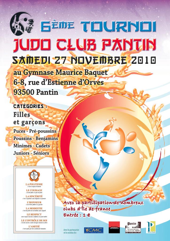 6e TOURNOI JUDO CLUB PANTIN