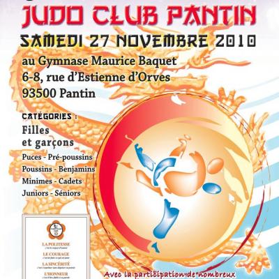 6e TOURNOI JUDO CLUB PANTIN