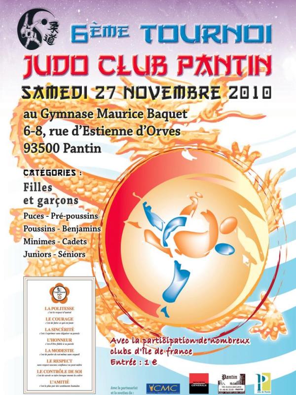 6e TOURNOI JUDO CLUB PANTIN