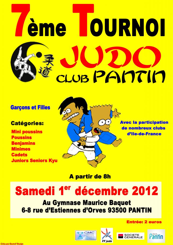 7e TOURNOI JUDO CLUB PANTIN