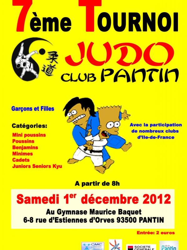 7e TOURNOI JUDO CLUB PANTIN