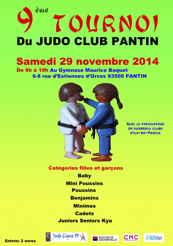 9e TOURNOI JUDO CLUB PANTIN