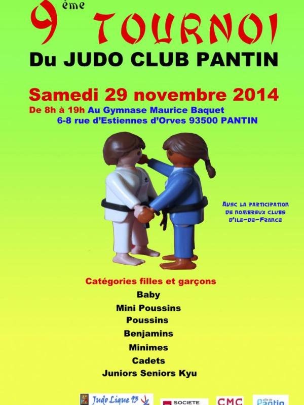 9e TOURNOI JUDO CLUB PANTIN