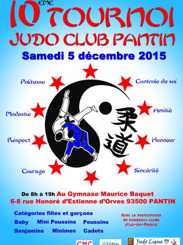 10e TOURNOI JUDO CLUB PANTIN