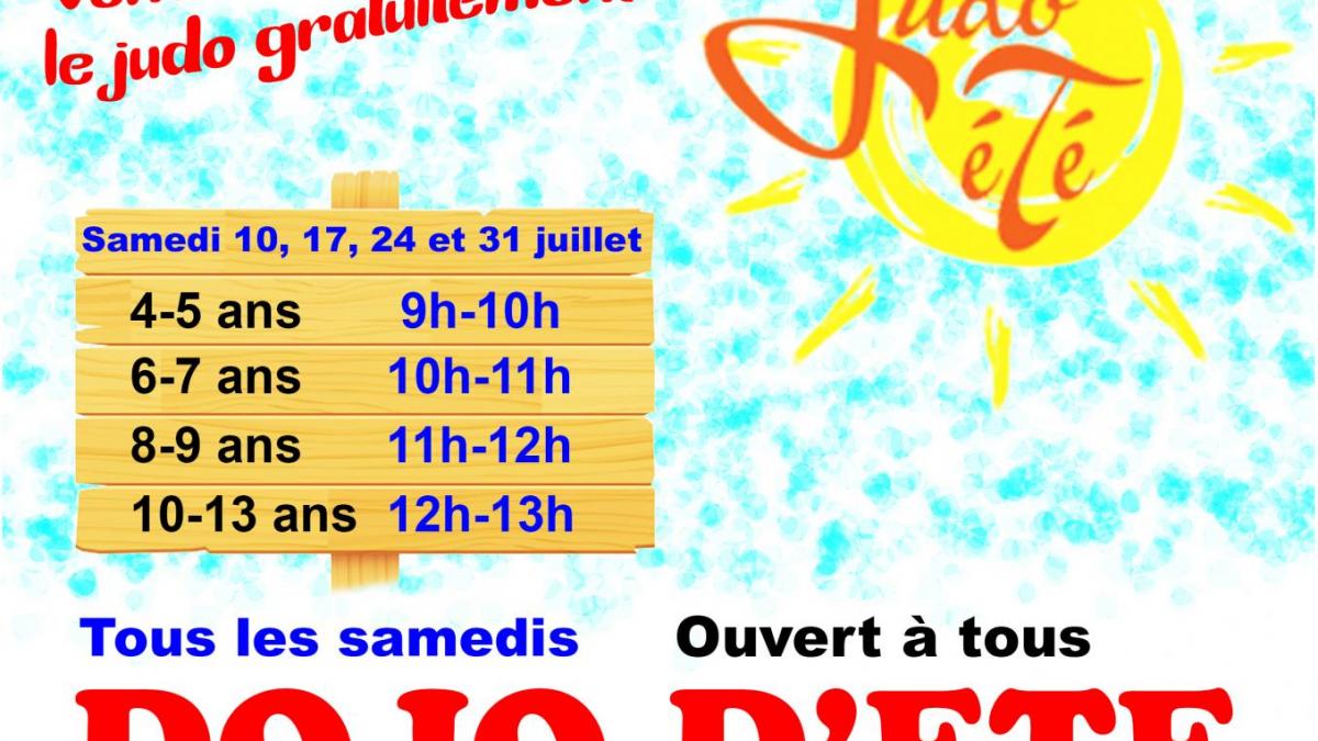Affiche a4 dojo d e te 2021