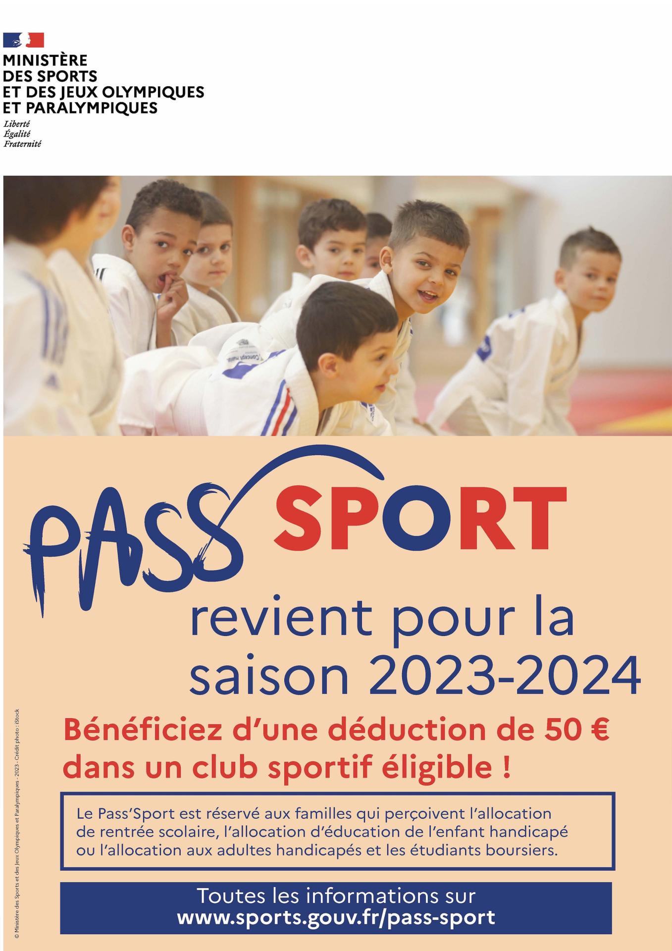 Affiche a4 pass sport 2023